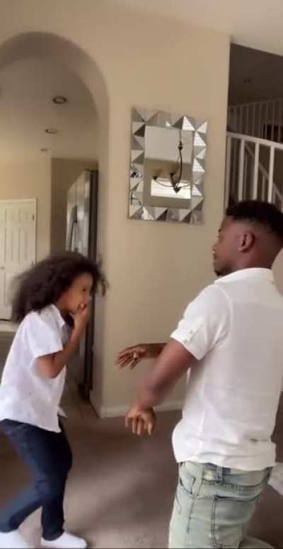 Smack and run by son!