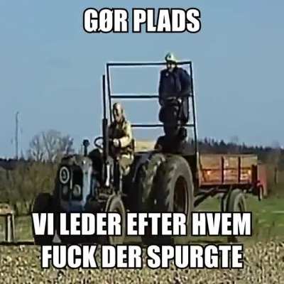 nej seri&oslash;st, hvem spurgte?