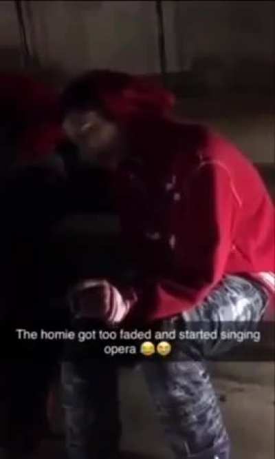 Smoked turned into a singer