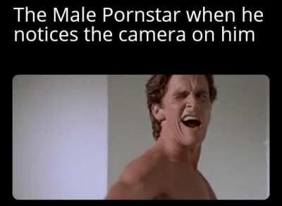 Male makes a sound: mute