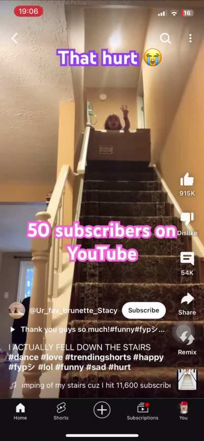 YT shorts girl