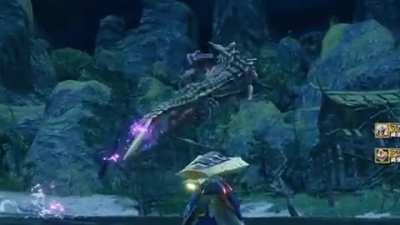 MHR: Magnamalo's Turf War against flying monsters is kinda ... insane to look at.