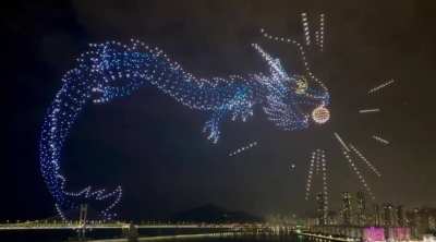 New Years drone show