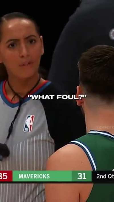 Didn't you see the foul?