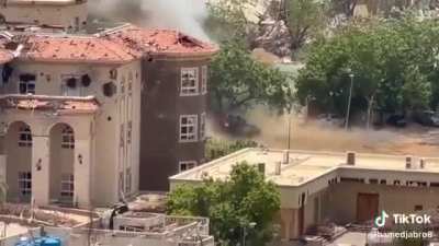 ATGM attack against a tank in Sudan