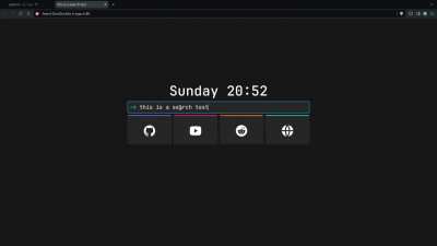 [OC] mtab: New Tab Page for chromium &amp;amp; firefox that allows you to set your wallpaper with animations built in