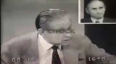 RENE FAVALORO EN TIEMPO NUEVO 1989.