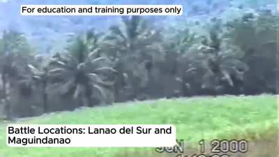 Philippine Marines assault to take MILF major stronghold, "Camp Abu Bakar", circa 2000