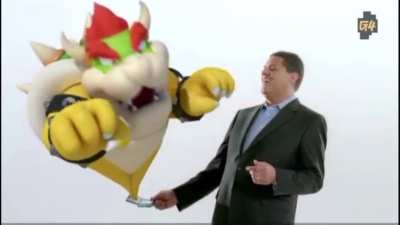 Reggie meet&rsquo;s bowser