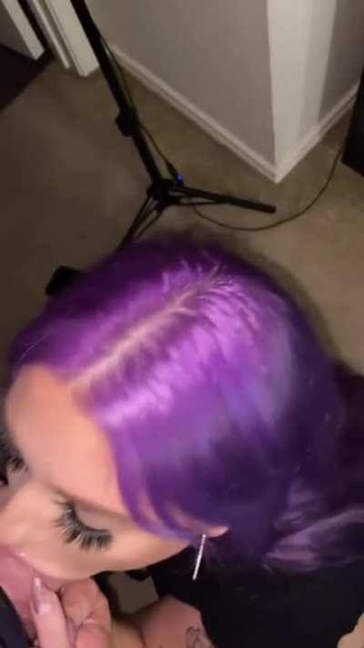On my knees like a good slut should be