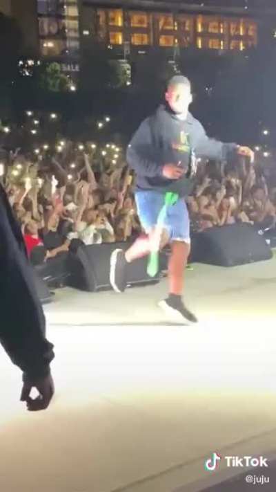 Juju at a juice WRLD concert