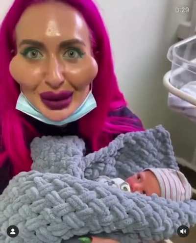 She looks like a cartoon