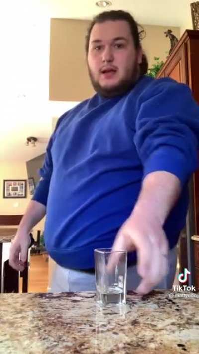 Take a shot of tequila without making a face