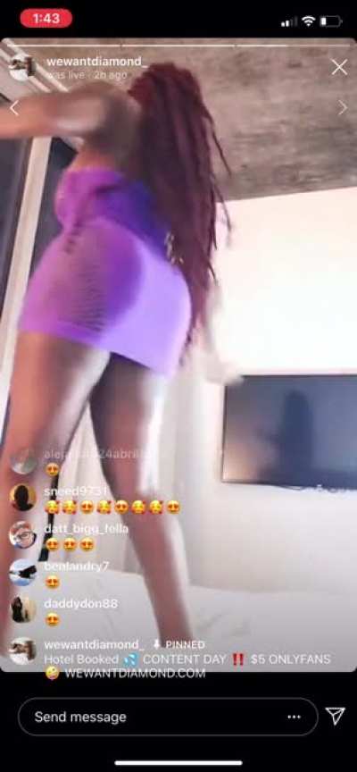 Something light.... IG live