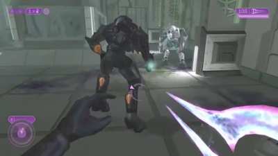 Small Detail about the Sangheili in Halo 2 I&rsquo;ve found. The orange lights on their armor directly link to their Shield levels. No Shields = Dull Grey / Low Shields = Dull Orange / Full Shields = Bright Orange. Same for the Anniversary Graphics but it doesn