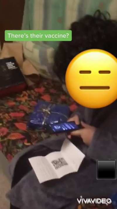 I put a qr code on my sister&rsquo;s present letter