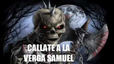 CALLATE A LA VERGA SAMUEL. Que si alguna vez sentiste algo lindo por mí perdóname, perdóname.