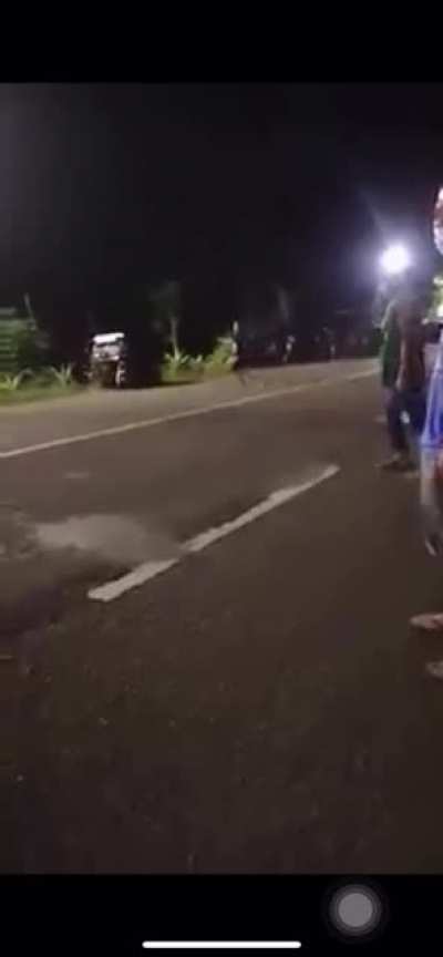 HMFT after drunk dancing in the middle of the road