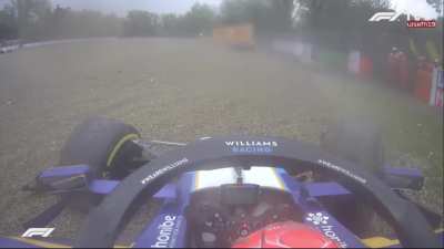 Russell Oboard/Team radio: "Is he a **** prick or what?"