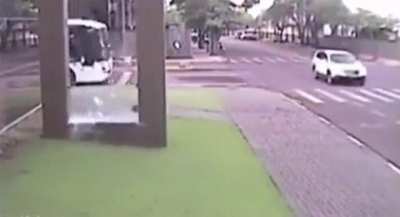 Walking to the bus