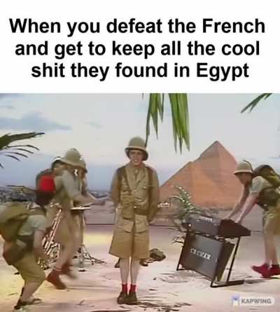 Gee thanks Napoleon!