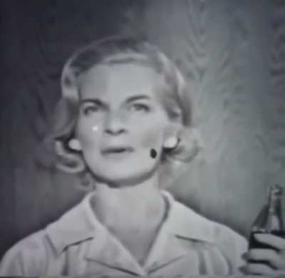 Coca-Cola ad from 1961. Evidently, there was no such concept as Truth in Advertising&mdash;or qualms about wordiness&mdash;back then&hellip;