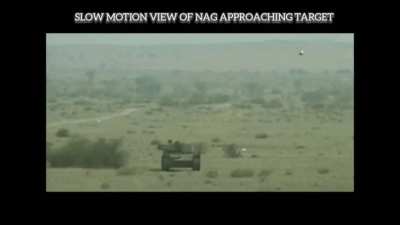 Indian 3rd gen ATGM "Nag" trials from tank buster NAMICA (modified BMP-2 by OFMK to fire said ATGMs)