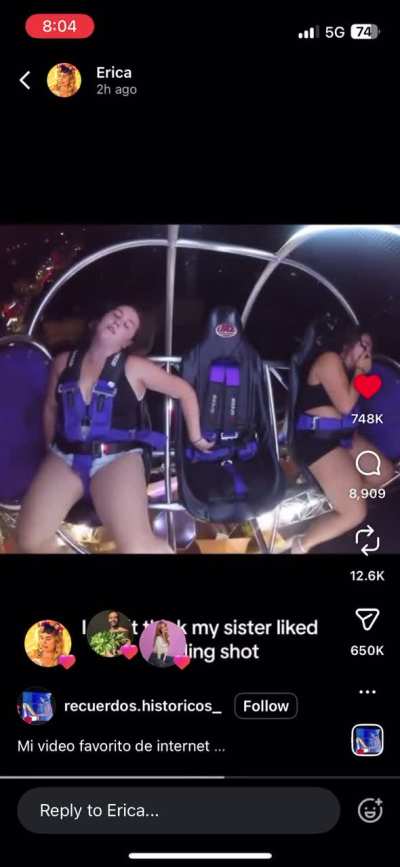 The caption says &ldquo;I don&rsquo;t think my sister liked the slingshot&rdquo;.
