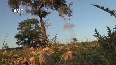 FSA fighters advancing on SAA controlled Aziza come under effective suppressing fire - 2014