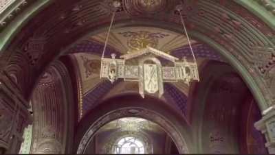 Nearly 100 years after the communists burn every church in Russia this is erected. Christian or not you have to admit: God won.