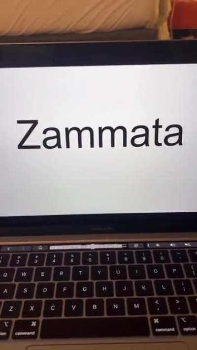 What's zamatta ? Hahahaha