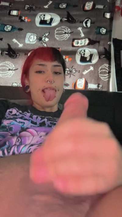 Let mommy use your throat?