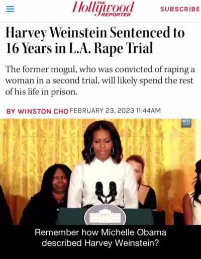Big Mike sure liked Harvey &ldquo;I&rsquo;ll get you a job, just have a seat on this couch&rdquo; Weinstein.