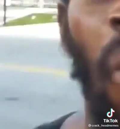 This man is just trying to keep his community clean