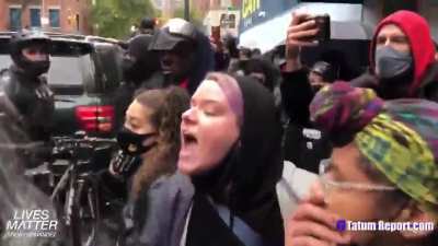 "I hope all of your children get raped and killed" &mdash; Peaceful, anarcho-Democrat Antifa hopes pedophiles murder children of NY police officers