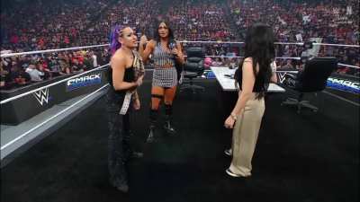 Giulia &amp;amp; Kiana attack both the Women's World Champion &amp;amp; WWE Women's Champion, leading a tag match next week! (SD - 10/3/25)