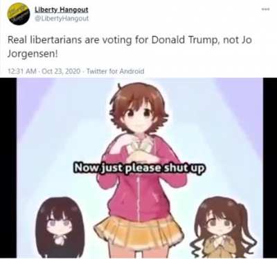 Response to "Liberty" Hangout