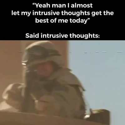 My intrusive thoughts aren&rsquo;t that bad&hellip;.