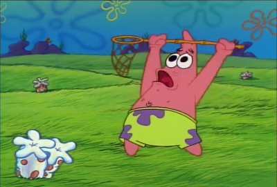 "I miss you, Sandy misses you, even Squidward misses you!" (Nature Pants)