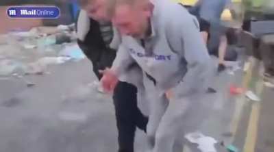 I bet it was his first time rioting too 😭