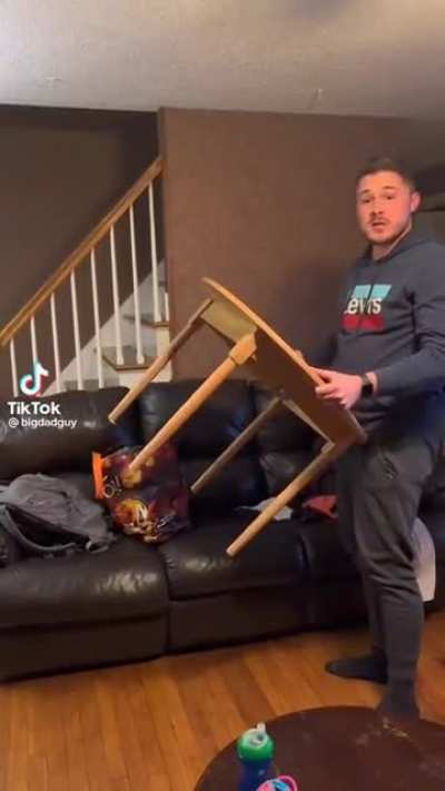 Throwing things at my roommate