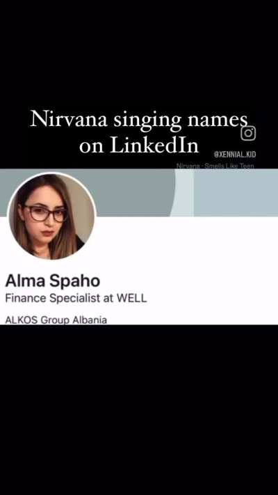 LinkedIn 🤝 Nirvana collab. Still can&rsquo;t figure out if I love it or hate it