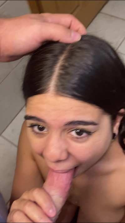 I earned his cum, I'm at least going to taste it.