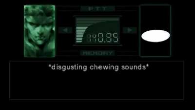 Solid Snakes eats a lemon and dies