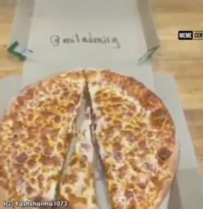 Don't trust pizza delivery!