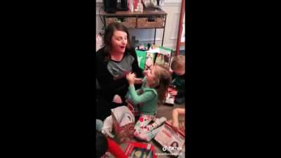 Her mom dies inside