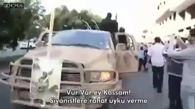 Filistinli m&uuml;cahidler ; ne oldu kurudunuz kaldınız hepiniz. Tel aviv ; el feneriyle bizi mi &ouml;ld&uuml;receksin