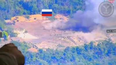 HIMARS strike on a russian military base.