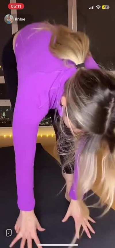 Yoga and cute feet