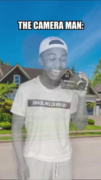 Ghost camera man